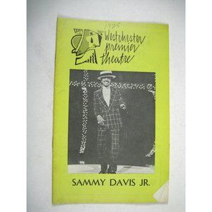 Sammy Davis Junior 1975 Westchester Premier Theatre Program Marlene Shaw Marks